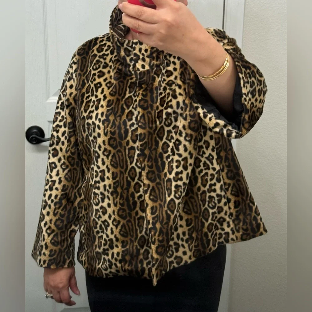 Jaclyn Smith chic faux